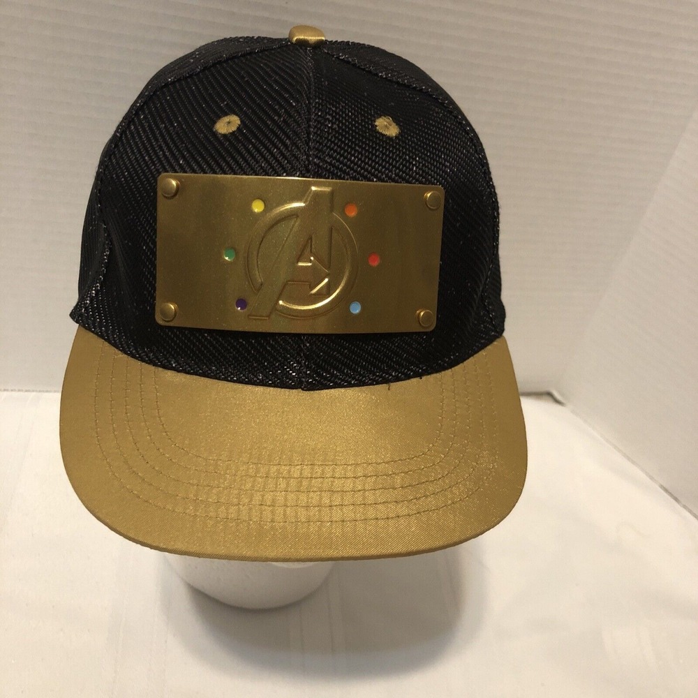 Marvel Kids Avengers Infinity War Hat / Cap Youth/Kid size XS Gold Plate